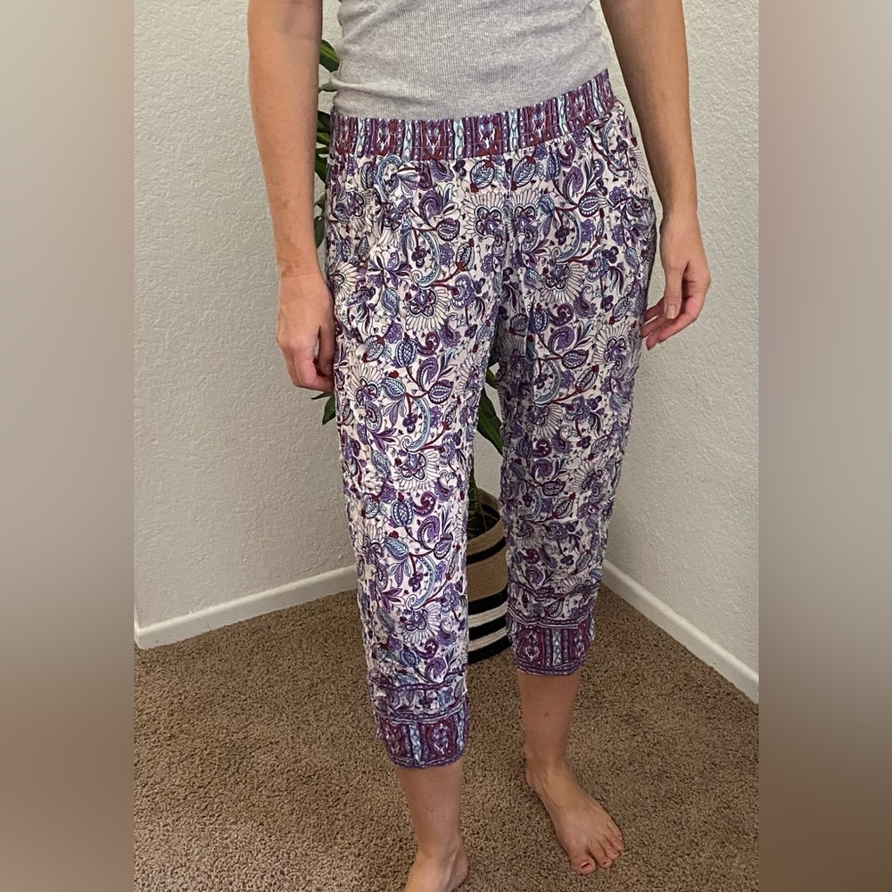 Rip curl floral boho pants